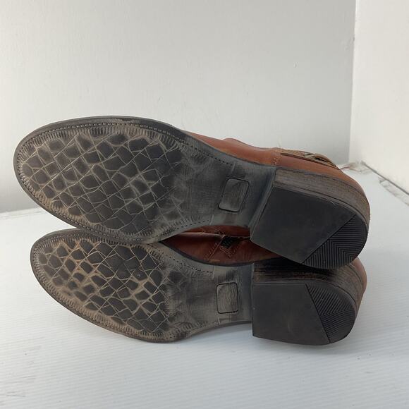 Sterling River Brown Ankle Chelsea Boots Leather Women's Size 10 (fits like 9.5) - Picture 4 of 7